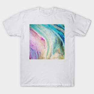 Multicolored marble T-Shirt